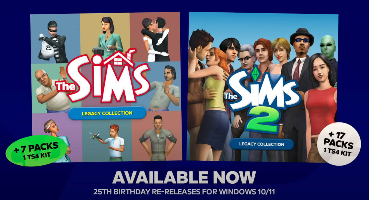 The Sims & The Sims 2 現已在 PC 上可用