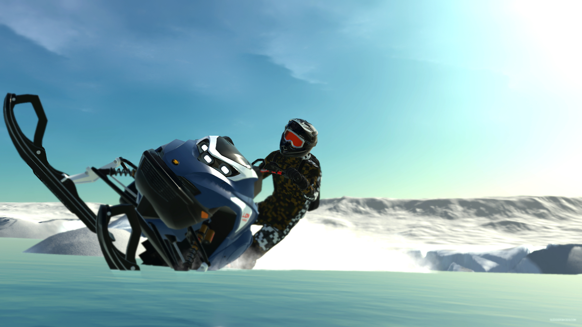 Sledders 從今天開始提供適用於 PC 和遊戲機的 Snowmobile Racing