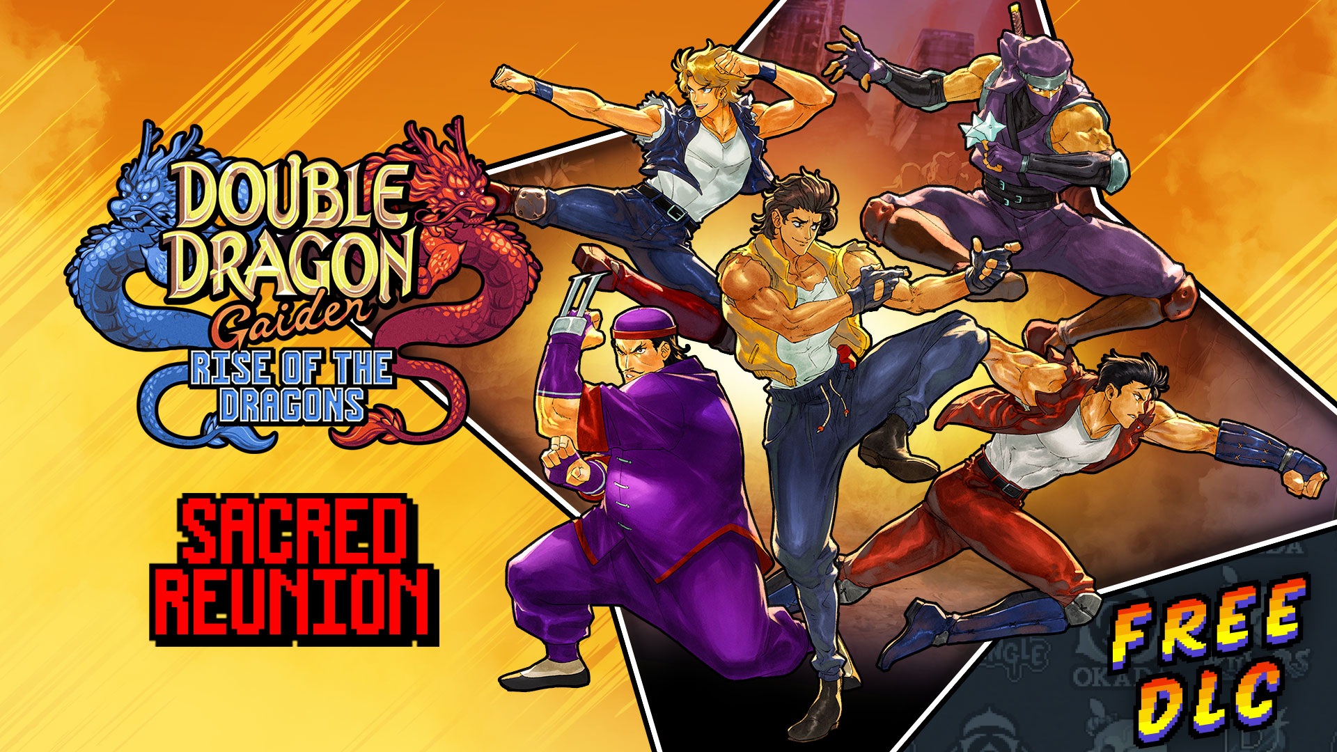 Double Dragon Gaiden: Rise of the Dragons 將免費獲得兩個新的可玩角色