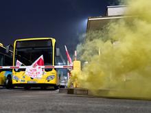 Tarifkonflikt: Warnstreik im Berliner Nahverkehr begonnen