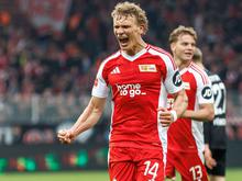 Fußball-Bundesliga: „Verrückt“: Union sichert Klassenverbleib mit Tor-Spektakel