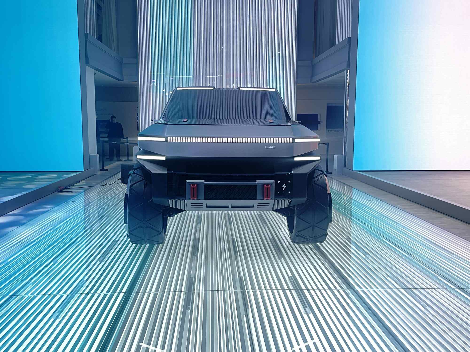 Chinese automaker GAC debuts its first, futuristic-looking pickup truck