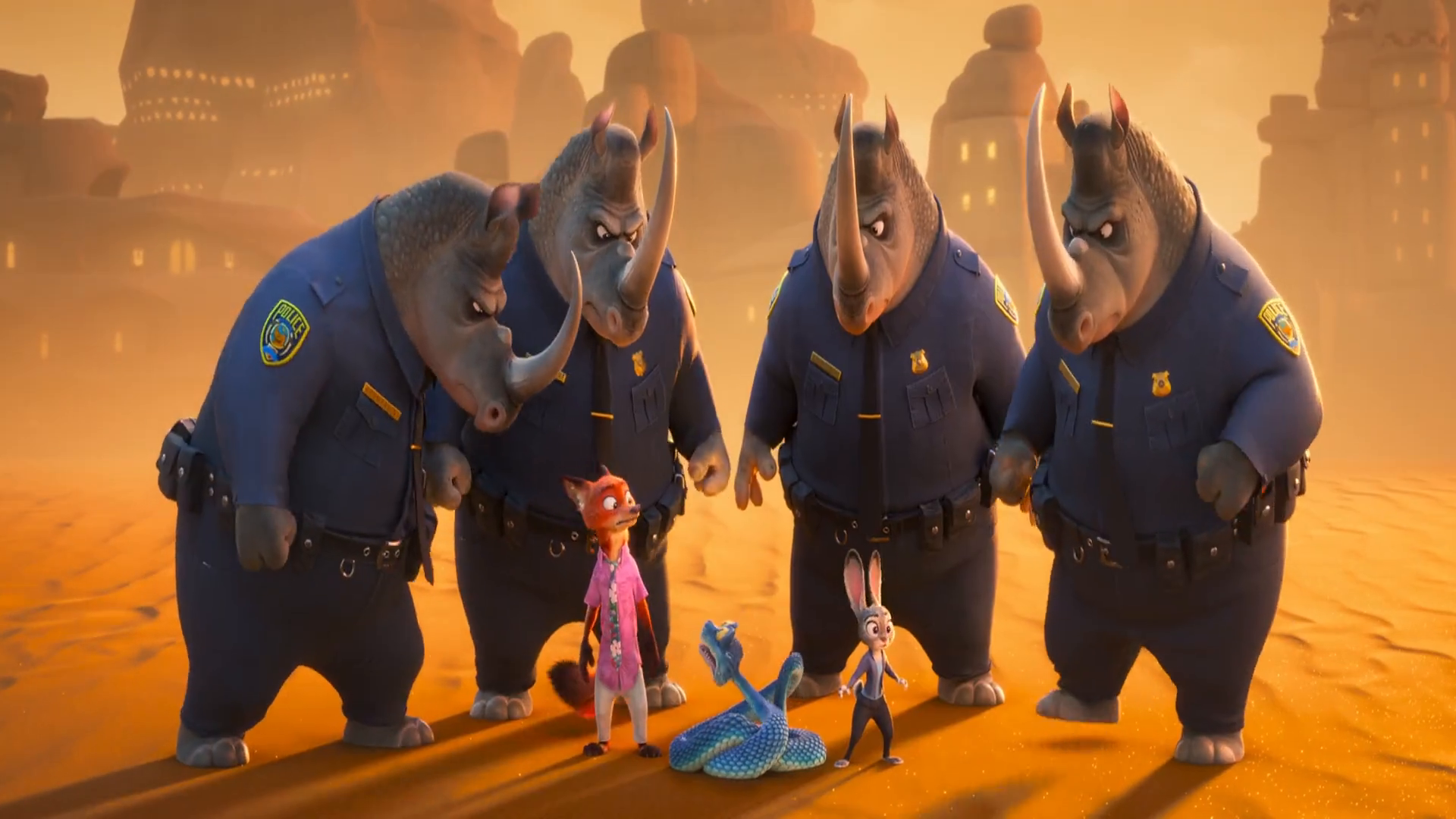 裘蒂和尼克在迪士尼的第一部預告片中臥底 Zootopia 2