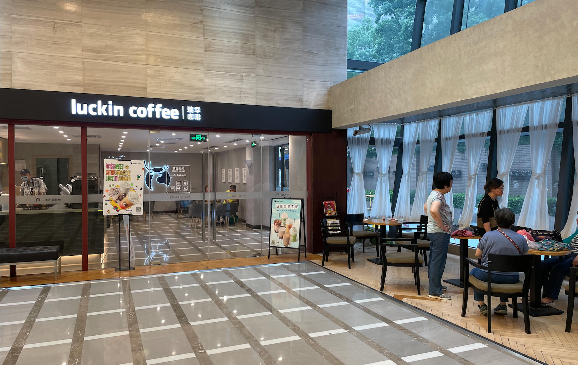 Luckin Coffee opens first US stores, stepping onto Starbucks’ home turf