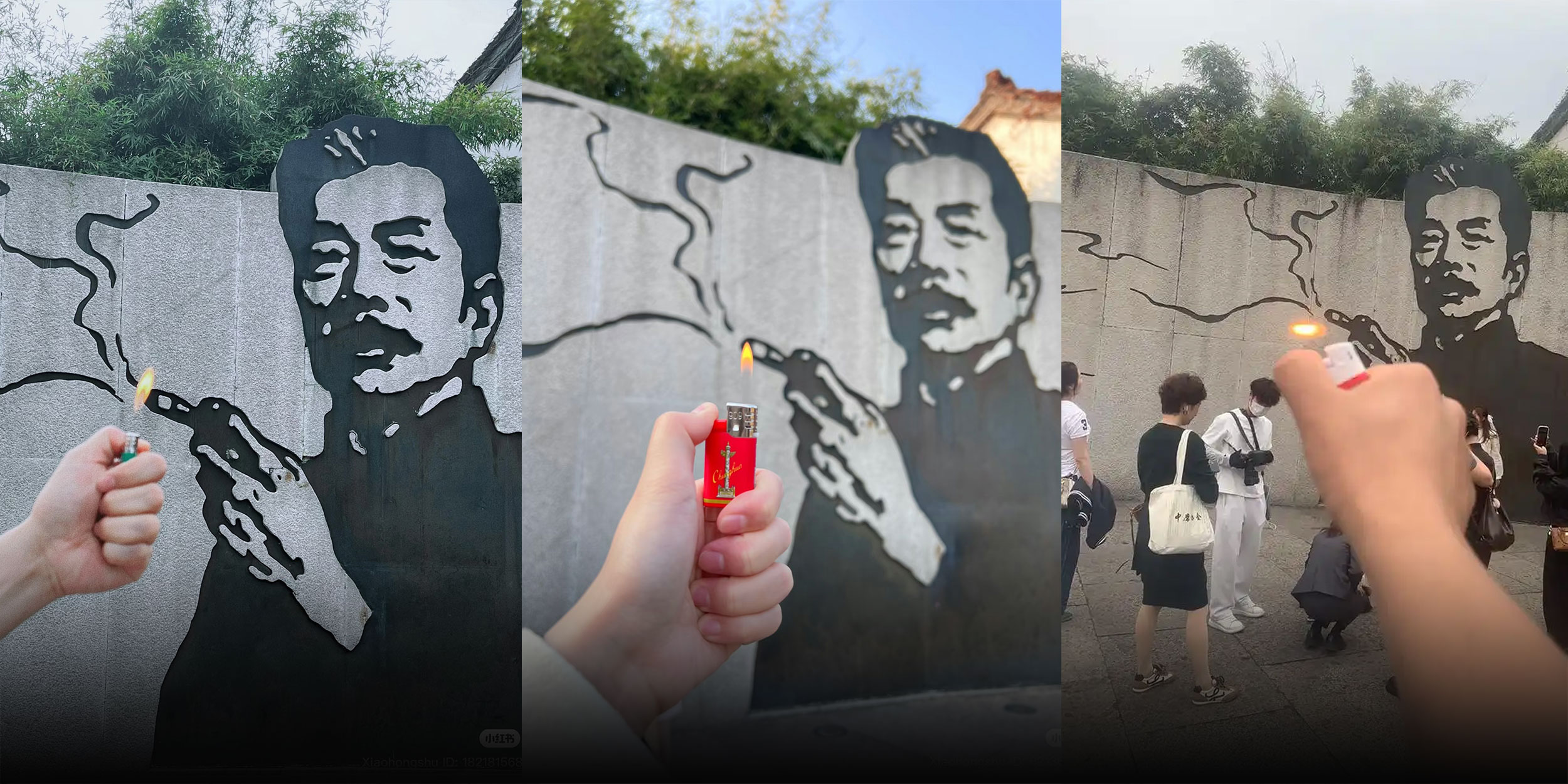 A Cigarette in an Old Mural Has China Debating a Literary Icon’s Legacy