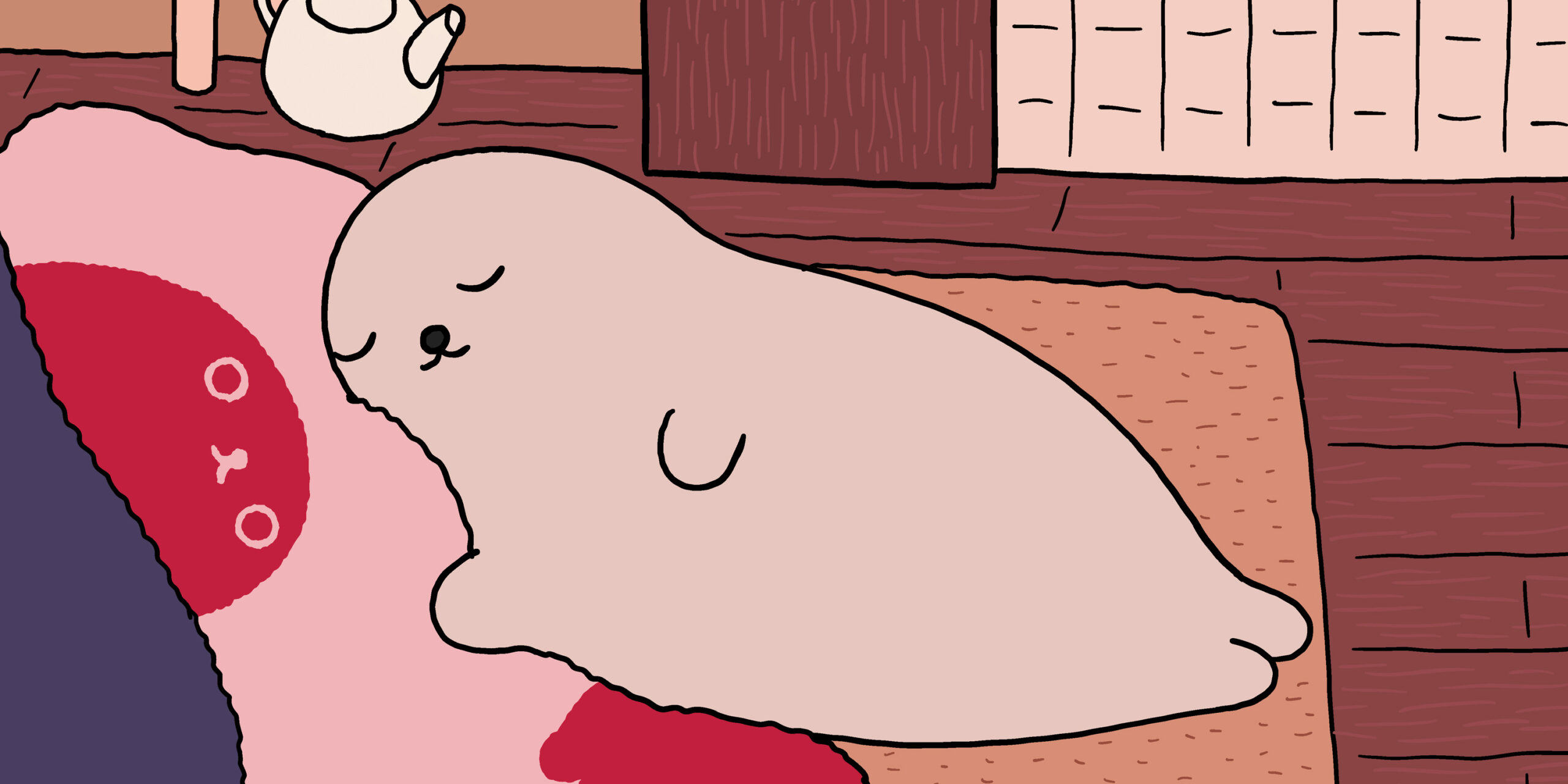 How a Plump Cartoon Seal Became a Love and Life Guru
