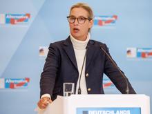 „Irgendwann muss sich Putin bewegen“ : Weidel ruft Russland überraschend zur Deeskalation auf