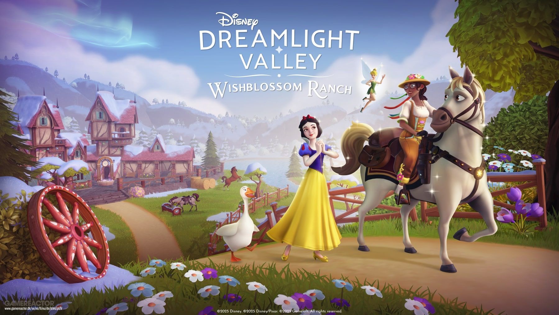 Disney Dreamlight Valley 宣布明天將進行特別直播，以展示即將推出的擴展包 Wishblossom Ranch