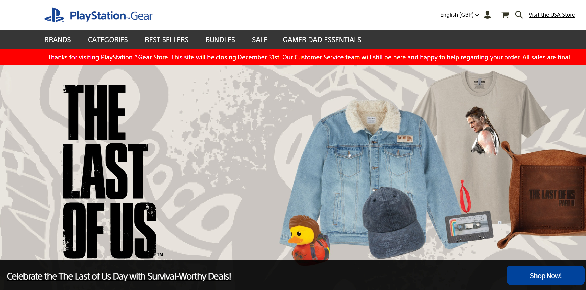 PlayStation Gear 官方商店確認將於 12 月關閉