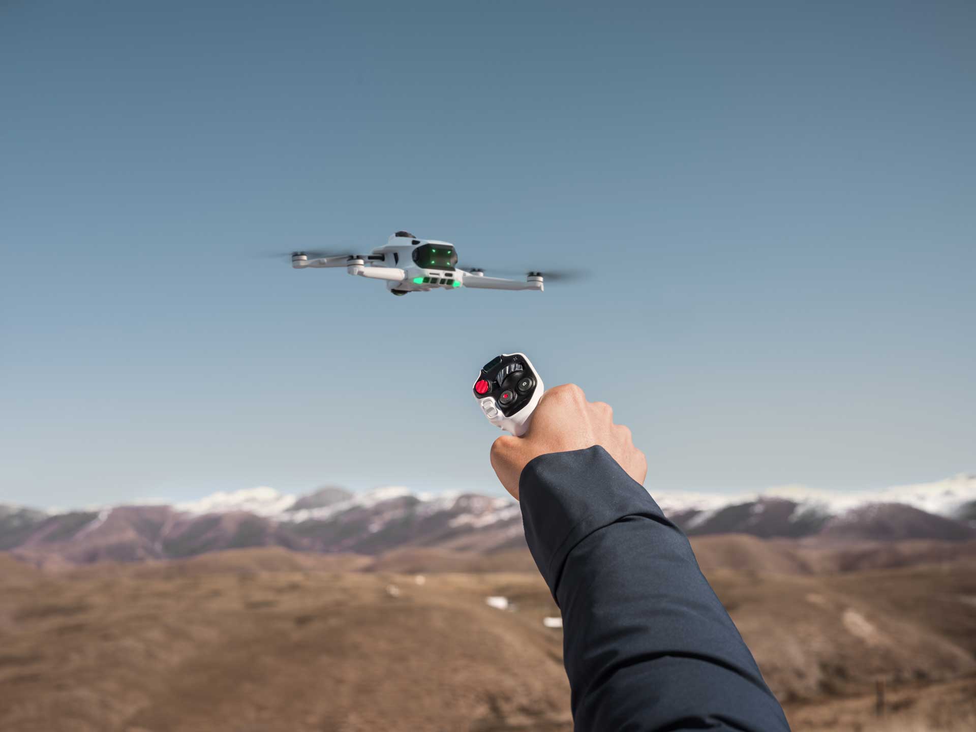 Insta360-co-incubated Antigravity launches A1, a 249g 8K 360 drone with headset-based control