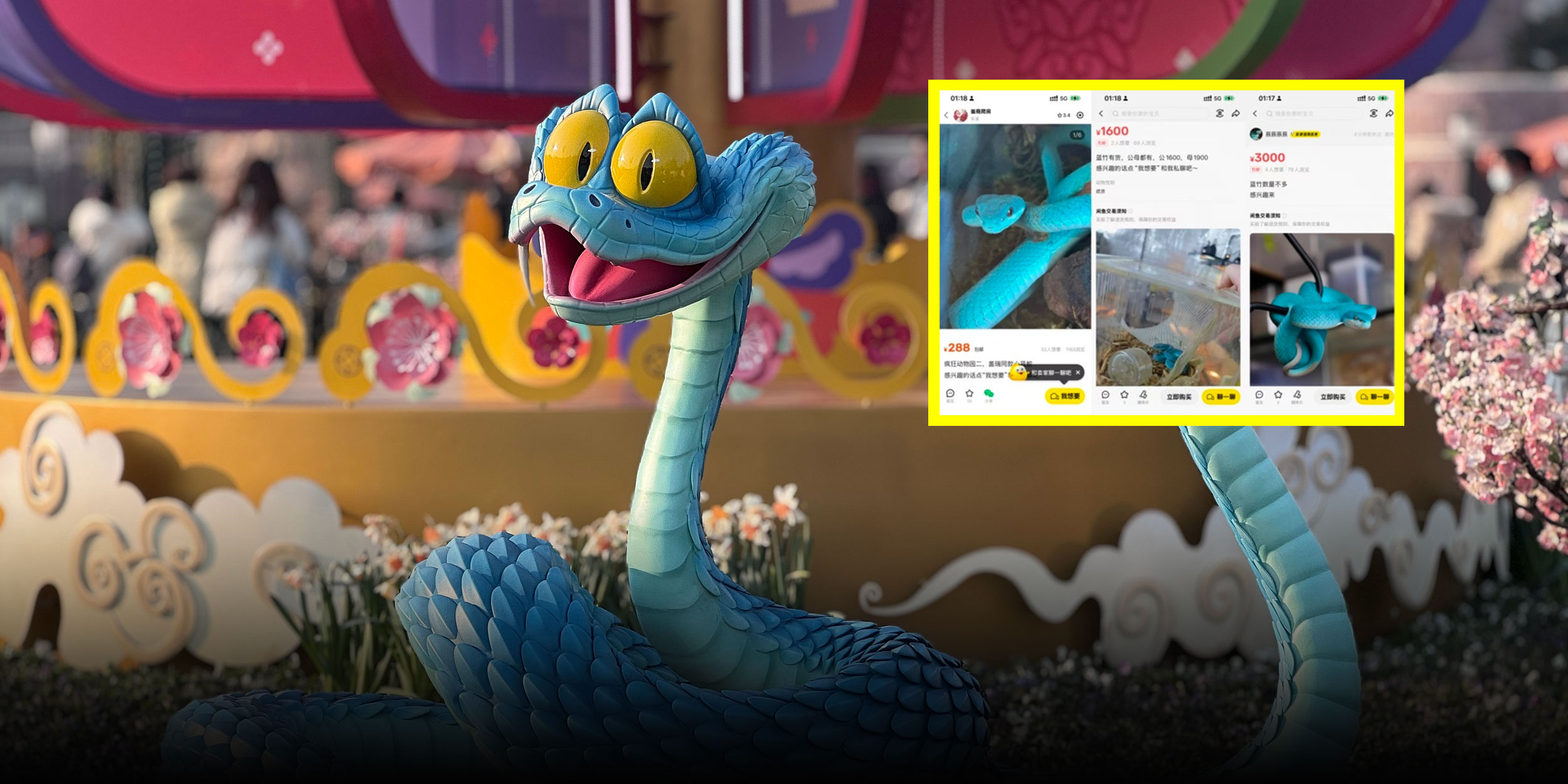 China Loves Zootopia’s Blue Snake. Now Fans Are Buying Real Ones.