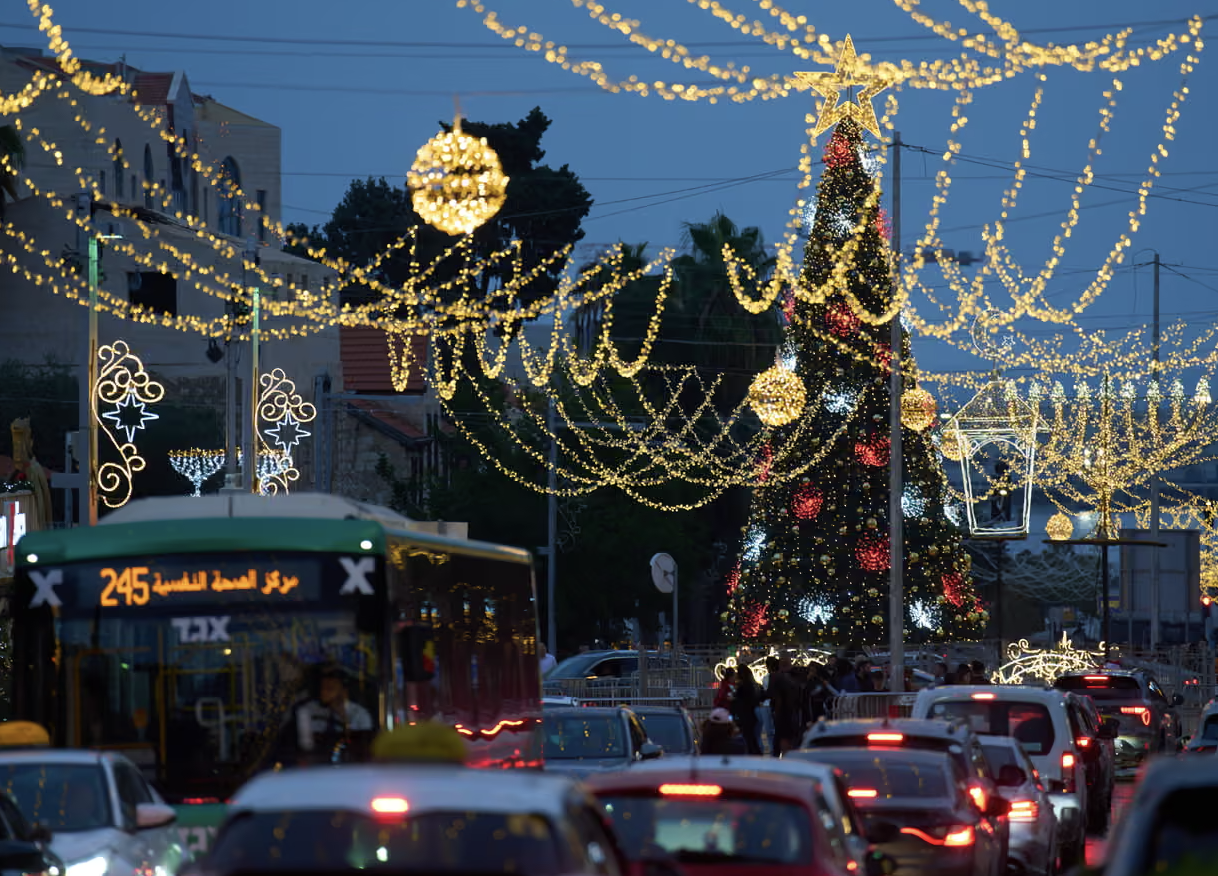 巴勒斯坦聖誕老人在以色列警方突襲聖誕派對時被捕