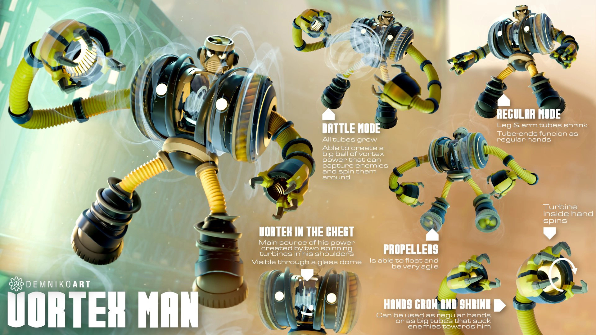 粉絲創作的洛克人頭目準備投票