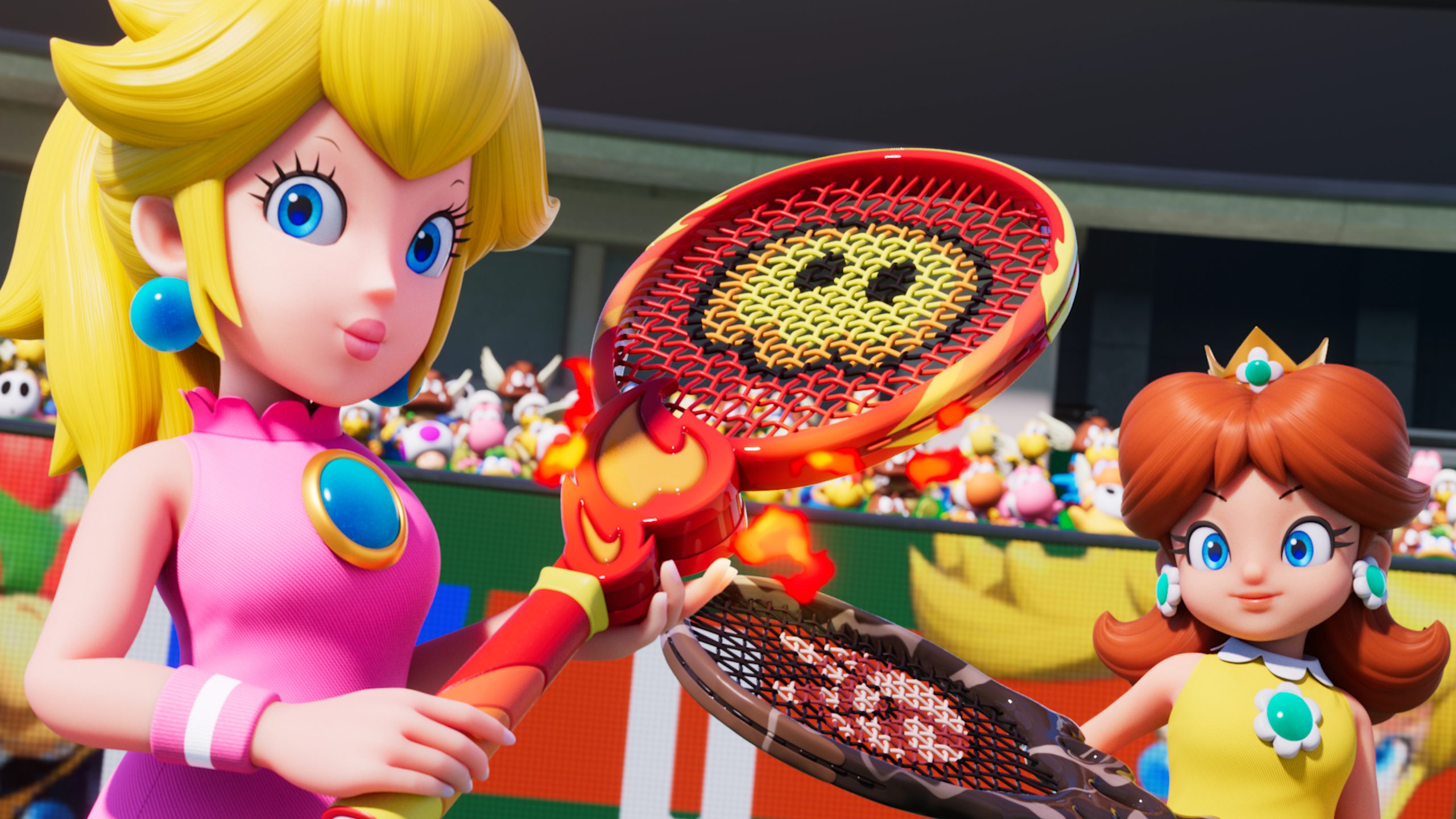 請觀看 Mario Tennis Fever 的開場動畫