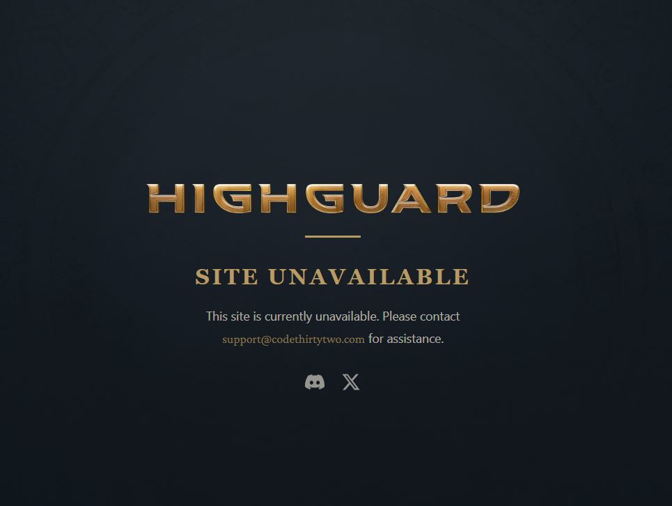 Highguard 的未來成疑，官方網站突然關閉