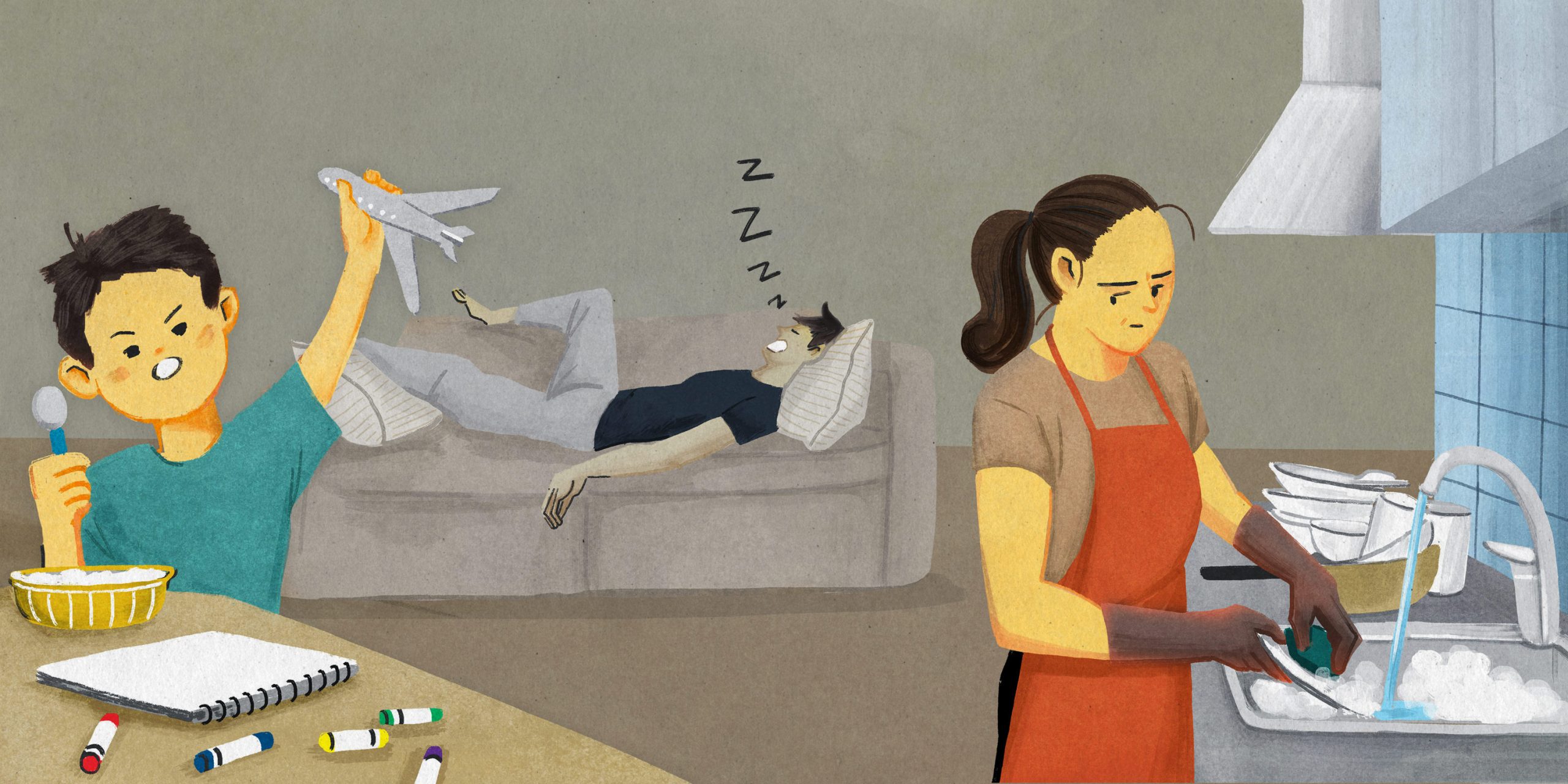 Why Men Who Don’t Do Chores Will Have Sons Who Bully