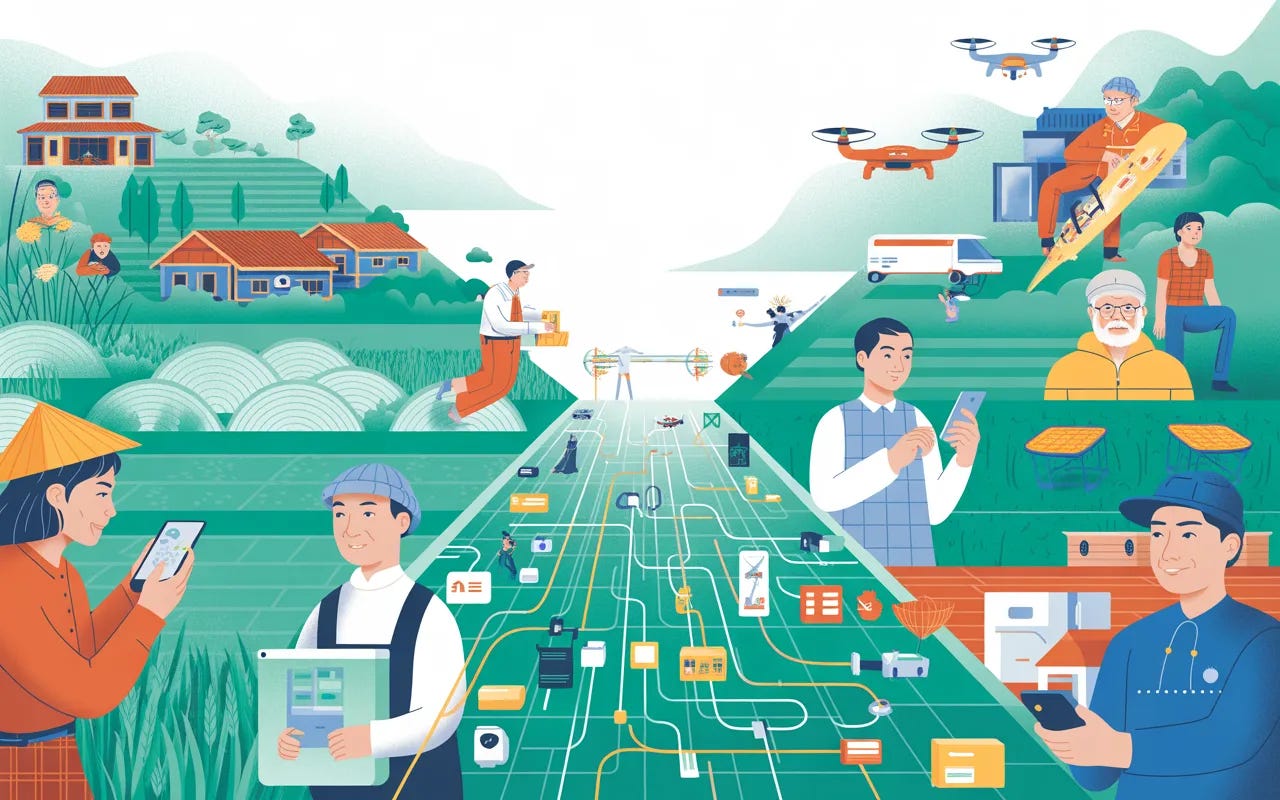 Rural China’s digital consumers narrow the urban gap, signaling the next demand wave