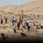 One Chinese Town’s Fight Against the Desert Attracts Thousands