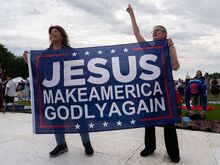 Religion und Politik: Gebete, „Patriotismus“: Tausende bei Event in Washington