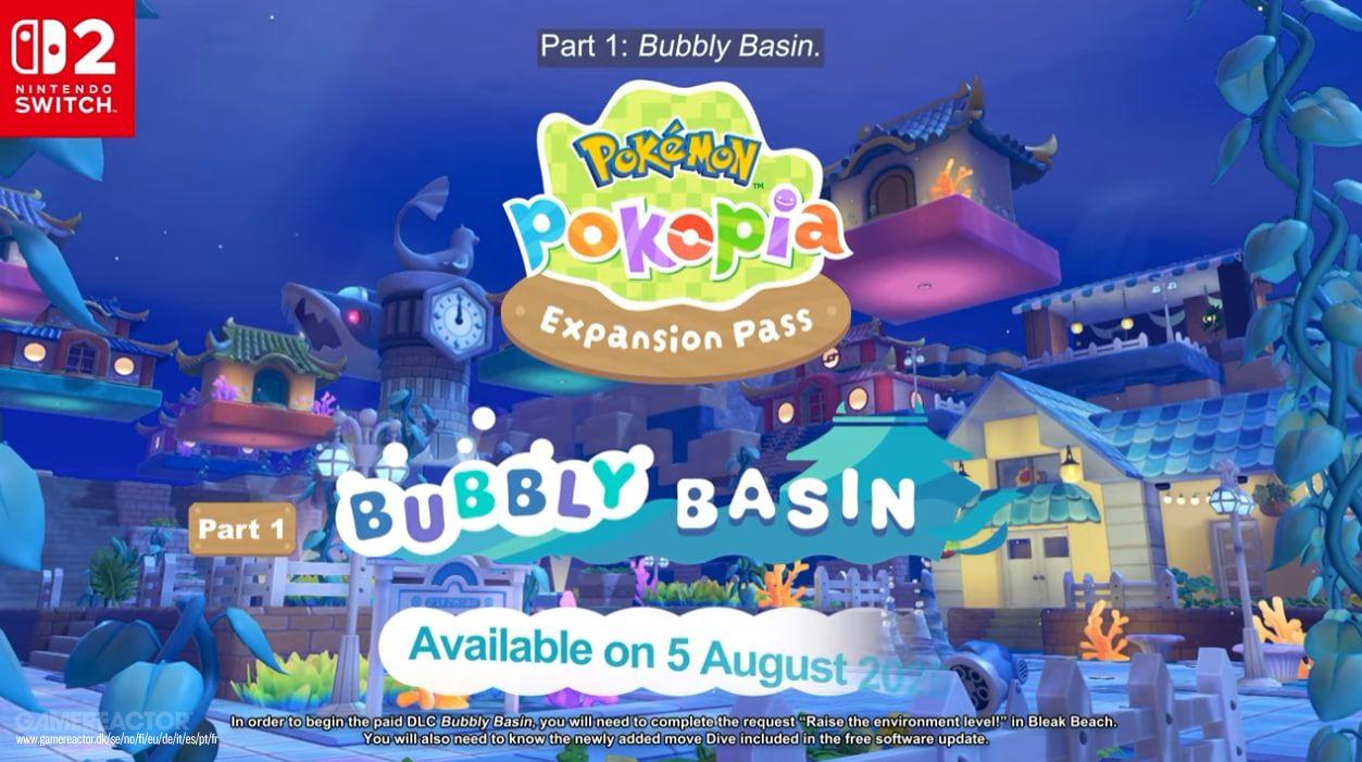 Pokémon Pokopia 帶我們走上波浪，推出首個 DLC《泡泡盆地》