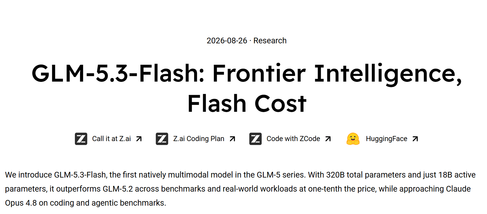 Zhipu identifies Ox Alpha as GLM-5.3-Flash and releases model weights